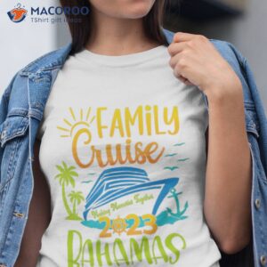 bahamas cruise 2023 family friends group vacation matching shirt tshirt