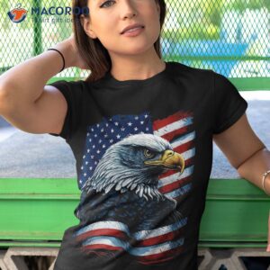 bald eagle proud patriotic american us flag 4th of july shirt tshirt 1