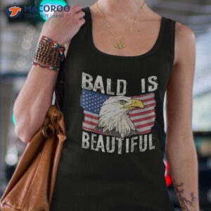 Bald Is Beautiful 4th Of July Independence Day Eagle Shirt