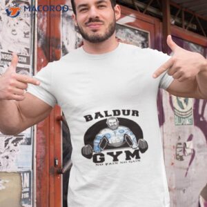 baldur gym god of war shirt tshirt 1