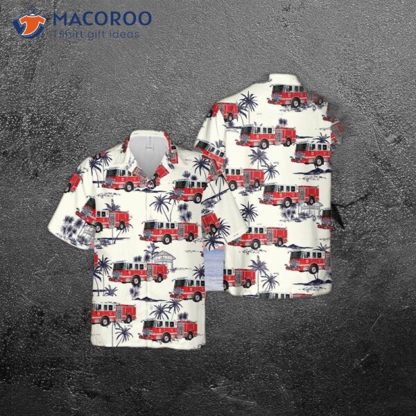 Baltimore City Fire Departt Pumper Hawaiian Shirt