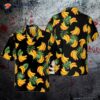 Banana And Tropical Palm Leaf Hawaiian Shirt