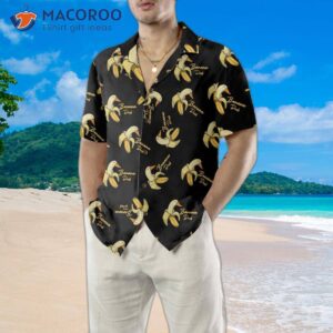 banana duck hawaiian shirt funny shirt for adults patterned 4