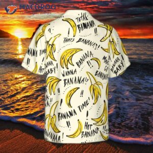 Banana-print Shirt For ‘s Hawaiian
