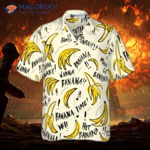 banana print shirt for s hawaiian 2