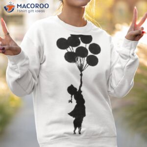 banksy palestine girl with balloons t shirt sweatshirt 2