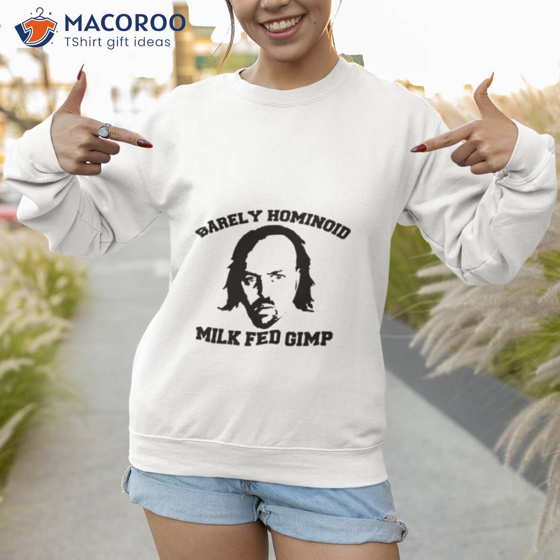 Barely Hominoid Milk Fed Gimp Black Books Shirt Barely Hominoid Milk Fed Gimp Black Books Shirt