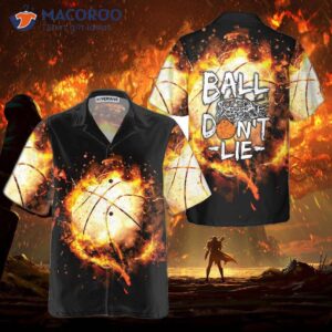 baseball ball don t lie hawaiian shirt red flame shirt for players best gift 0