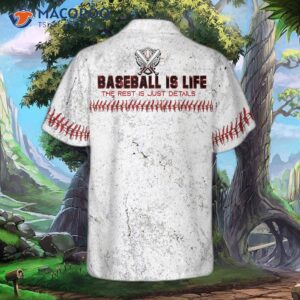 baseball is life the rest just details hawaiian shirt 1