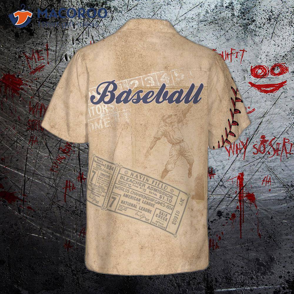 Detroit Tigers Fans Major League Baseball Vintage Pattern Short Sleeve  Hawaiian Shirt