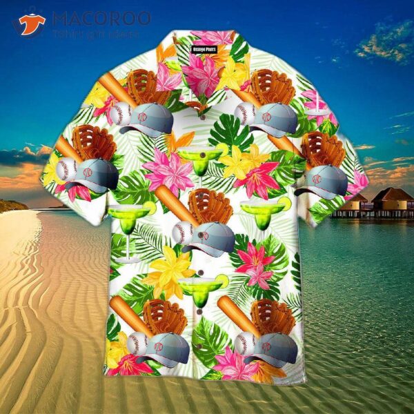 Baseball Tropical Hawaiian Shirts