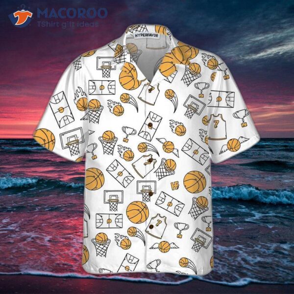 Basketball Pattern Hawaiian Shirt, Shirt For Adults, Best Players