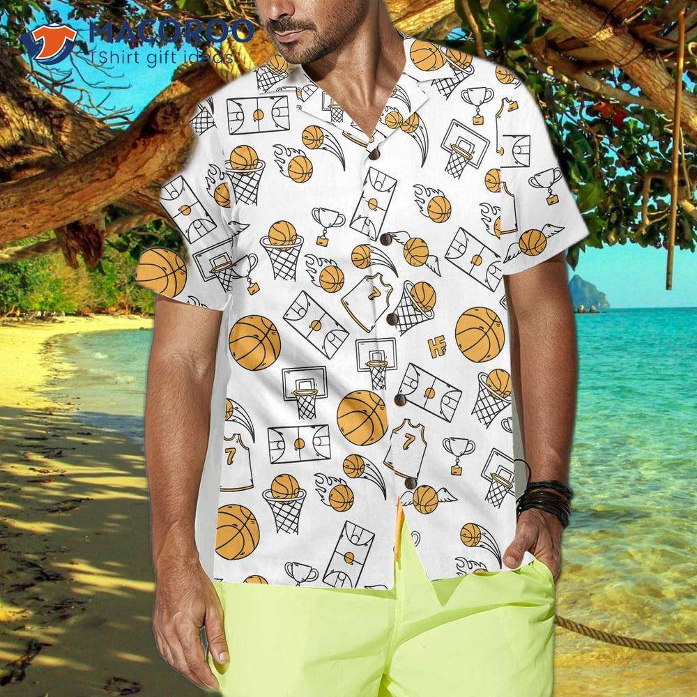 Basketball Pattern Hawaiian Shirt, Shirt For Adults, Best Players