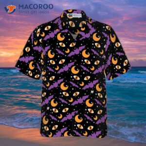 bats eyes at night hawaiian shirt 2