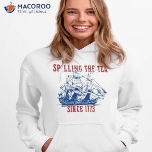 battleship spilling the tea since 1773 happy 4th of july shirt hoodie 1