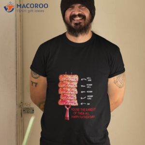 Bbq Youre The Rarest Of Them All Happy Fathers Day Shirt