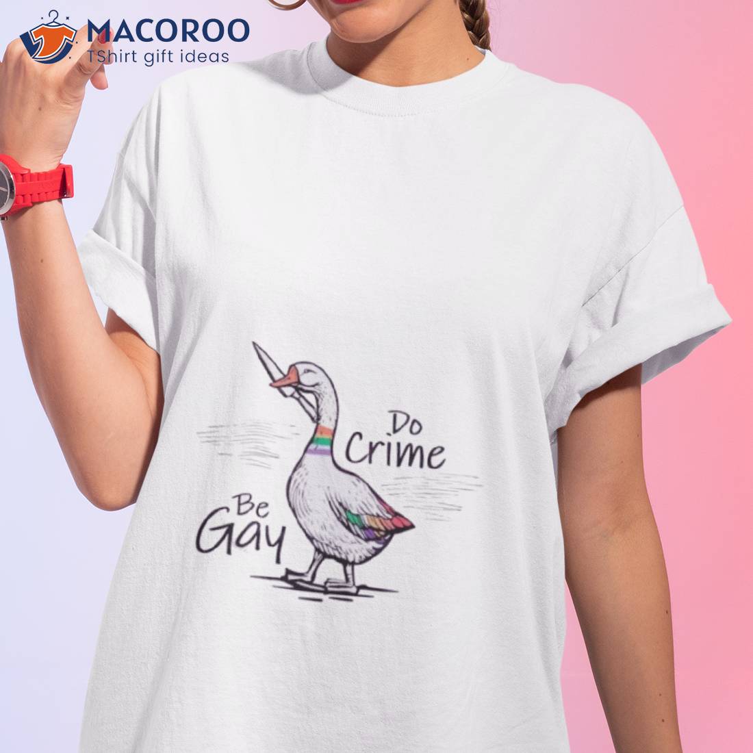Be Gay Do Crime Funny Duck Goose Shirt Be Gay Do Crime Funny Duck Goose Shirt