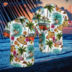 Beach Pugs Hawaiian Shirt