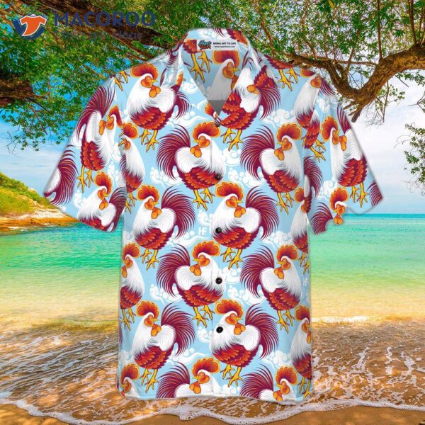 Beautiful Hawaiian Chicken Shirt