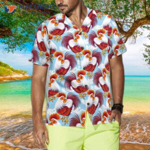 beautiful hawaiian chicken shirt 5