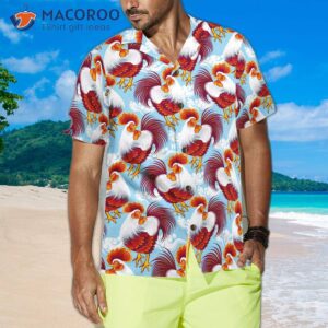 beautiful hawaiian chicken shirt 7