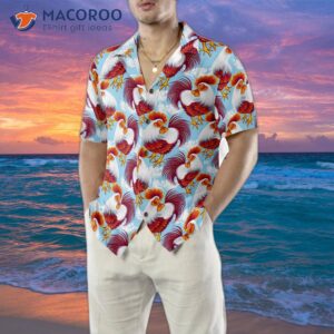 beautiful hawaiian chicken shirt 8