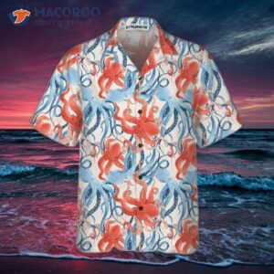 beautiful watercolor octopus seamless pattern hawaiian shirt funny shirt for and 2