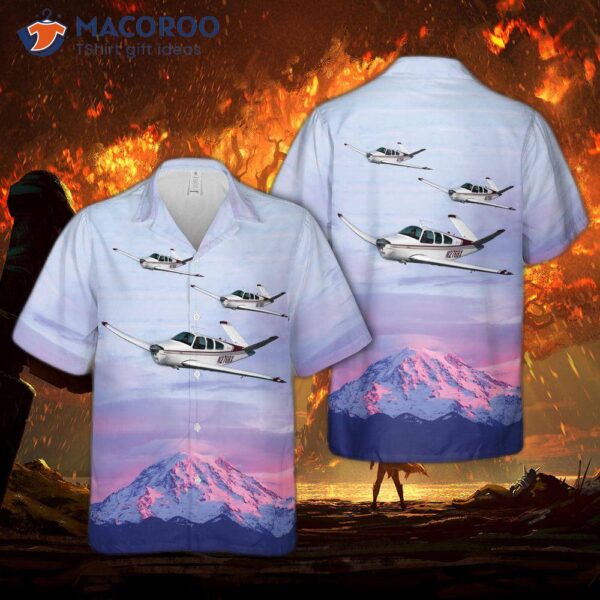 Beechcraft Bonanza 35 Hawaiian Shirt