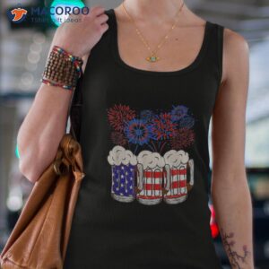 Beer American Flag 4th Of July For Merica Usa Shirt