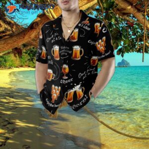 beer born to drink hawaiian shirt 4