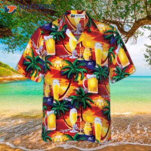 beer in paradise hawaiian shirt 2