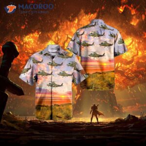 Belgian Land Component Agusta A-109ho (a-109ba) Hawaiian Shirt