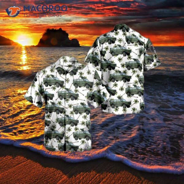 Belgian Land Component Atf Dingo 2 Multi-purpose Patrol Vehicle Hawaiian Shirt