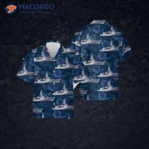 Belgian Navy F930 Leopold I Hawaiian-style Shirt