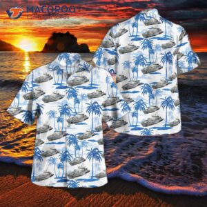 Belgian Navy P902 Pollux Coastal Patrol Vessel Hawaiian Shirt