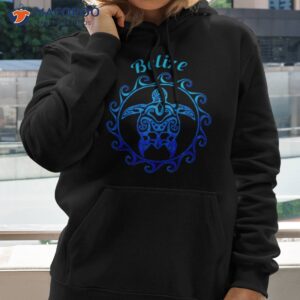 belize ocean blue tribal turtle shirt hoodie