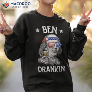 ben drankin 4th of july benjamin franklin usa flag shirt sweatshirt 2