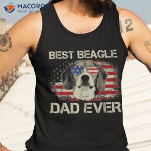 best beagle dad ever tshirt dog lover american flag gift shirt tank top 3