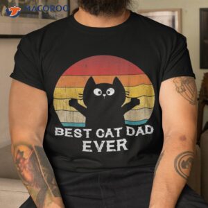 best cat dad ever funny gifts shirt tshirt