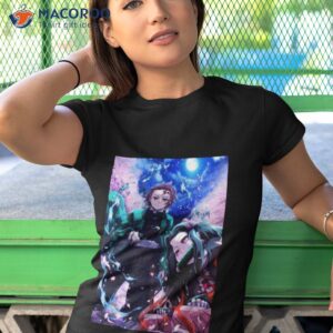 best characters demon slayer film tanjiro and nezuko poster shirt tshirt 1
