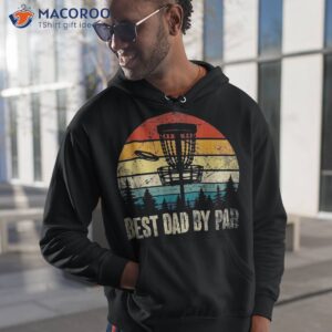Best Dad By Par Vintage Disc Golf Funny Fathers Day Shirt