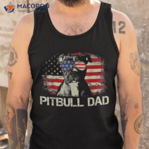 best pitbull dad ever shirt american flag 4th of july gift tank top