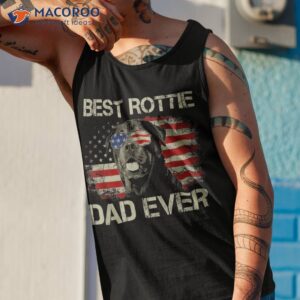 best rottie dad ever tshirt rottweiler american flag gift tank top 1