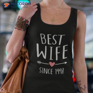 Best Wife Since 1998 For 25th Silver Wedding Anniversary Shirt