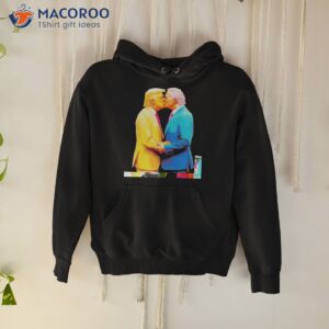 biden and trump kissing shirt hoodie