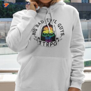 big bad evil guys ttrpg skull pride logo shirt hoodie 2
