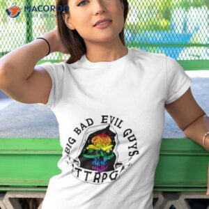big bad evil guys ttrpg skull pride logo shirt tshirt 1
