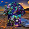 Bigfoot Happy Mardi Gras Pattern Hawaiian Shirts