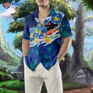 bigfoot sells tropical hawaiian shirts for 4