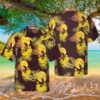 Bigfoot Tropical Yellow Moon Hawaiian Shirt, Purple And Dancing In The Moonlight Shirt For